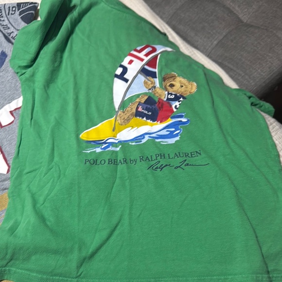 Polo by Ralph Lauren Kids Tees - Green, Gray, Maroon - Picture 3 of 6